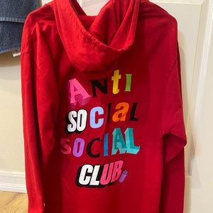 Anti social social club hoodie
